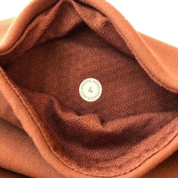 Lululemon Womens Groove Super-High-Rise Crop Pants 23" Ancient Copper Brown 4 - Picture 3 of 3